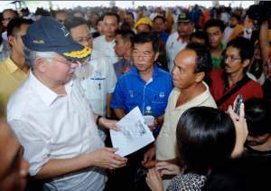 Najib di Triang, Pahang