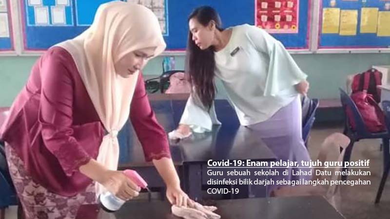 Covid-19: Enam pelajar, tujuh guru positif
