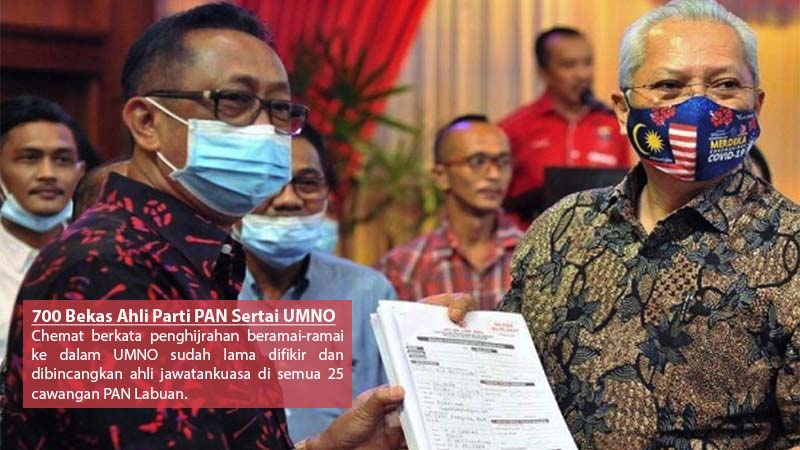 700 Bekas Ahli Parti PAN Sertai UMNO