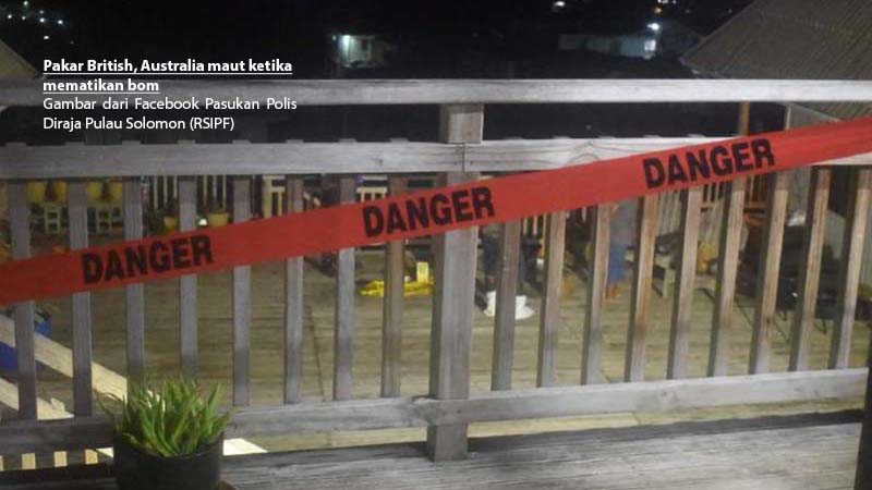 Pakar British, Australia maut ketika mematikan bom