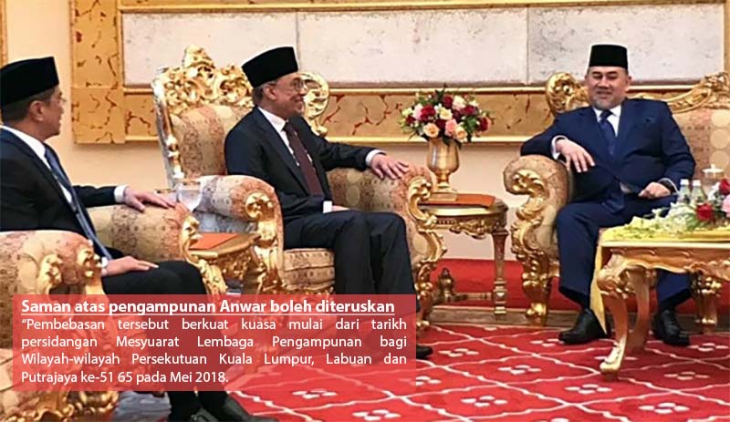 Saman atas pengampunan Anwar boleh diteruskan