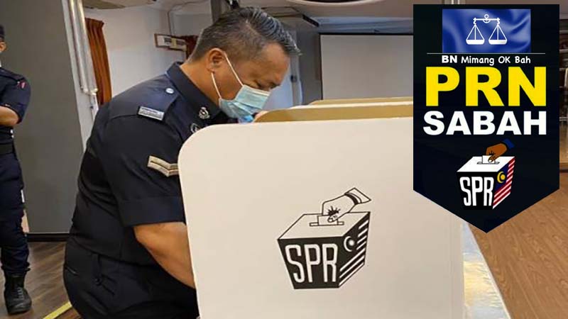 #PRNSabah: Pengundian awal bermula