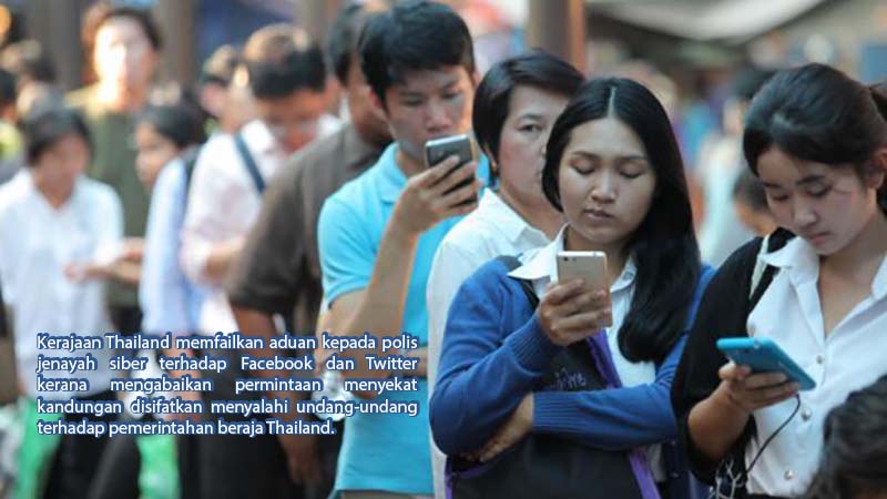 Gagal sekat kandungan sensitif, Thailand ambil tindakan terhadap Facebook dan Twitter