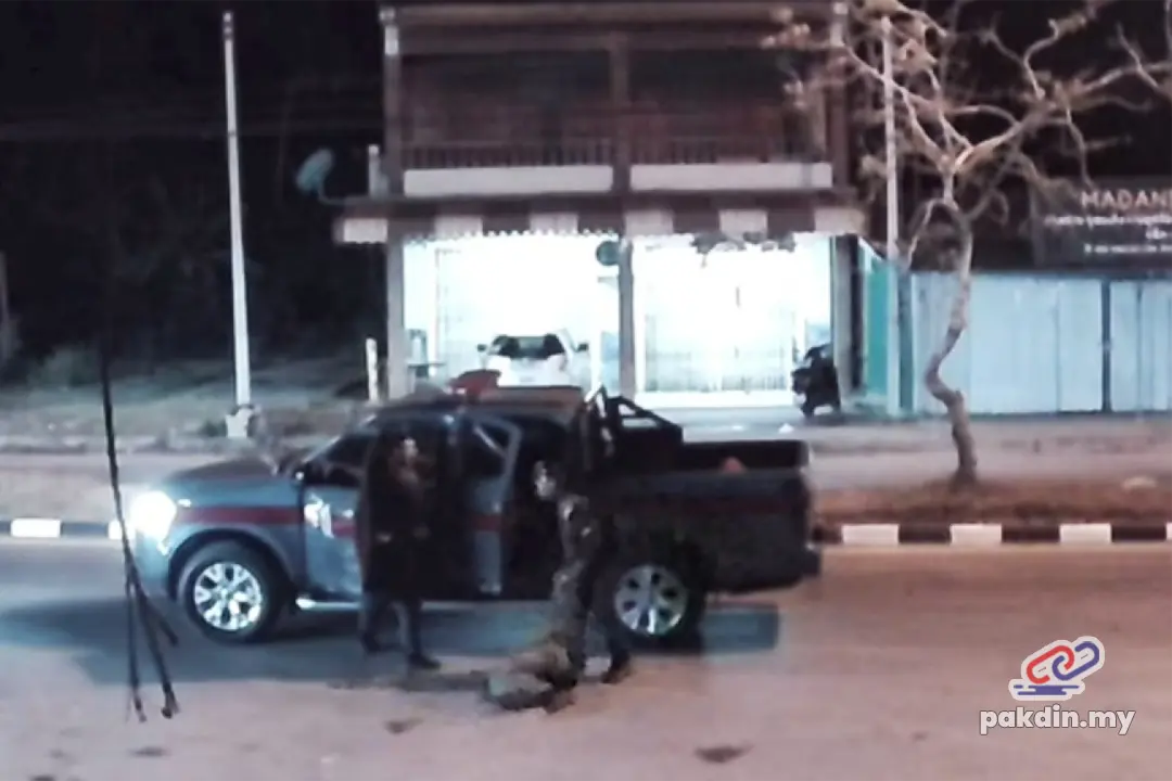 [VIDEO] Gerila Pemisah serang hendap polis peronda di selatan Thailand