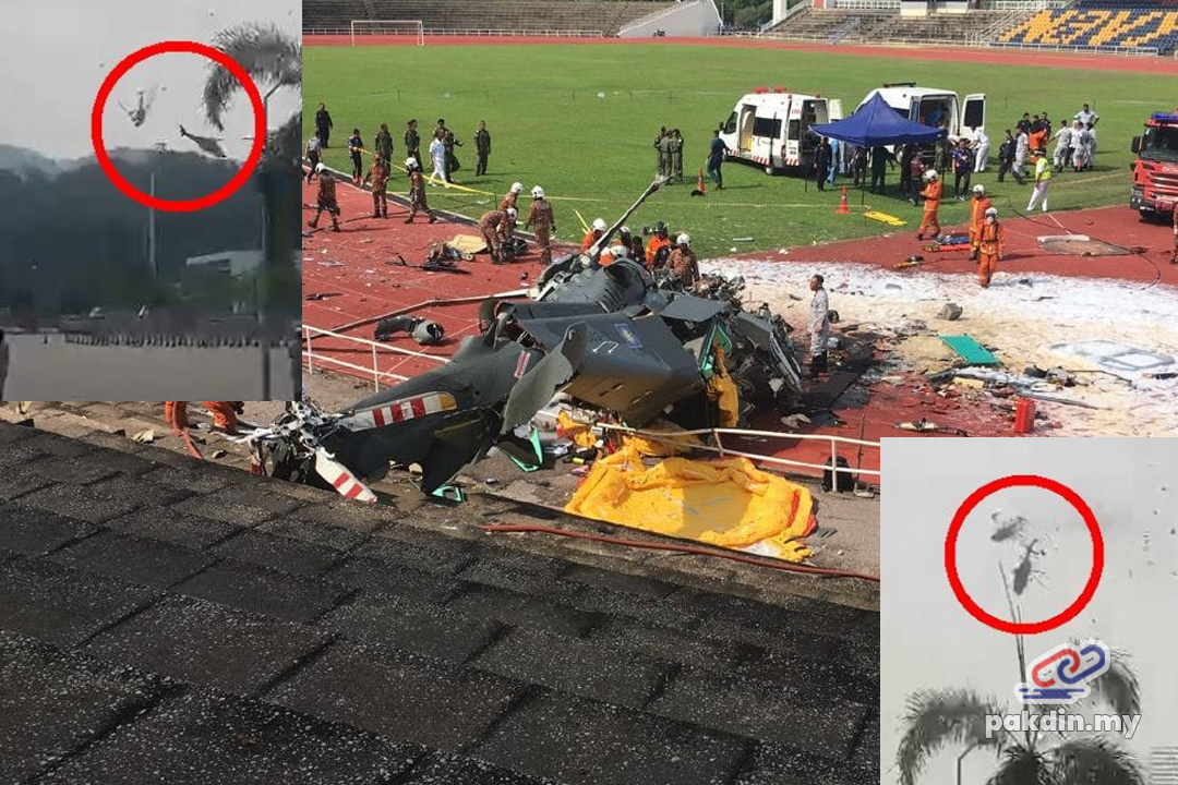 [VIDEO] 10 maut, dua helikopter TLDM bertembung di Lumut ketika latihan