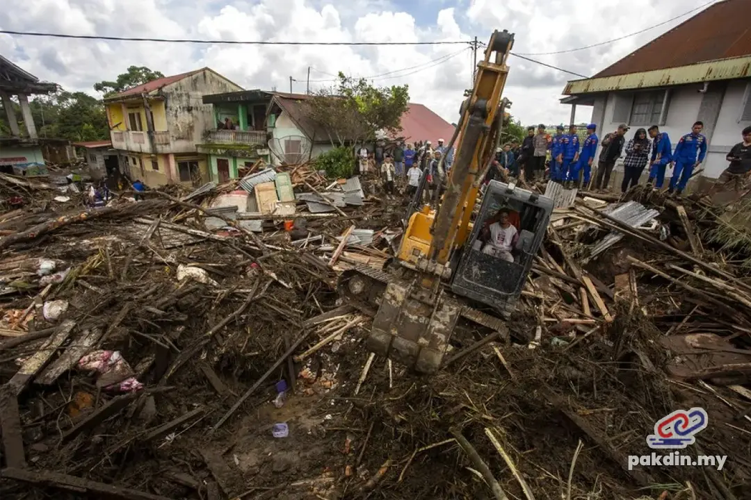 Jumlah mangsa banjir lahar di Sumatera Barat meningkat kepada 58 orang hari ini 15 Mei 2024